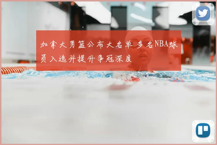 加拿大男篮公布大名单 多名NBA球员入选并提升争冠深度